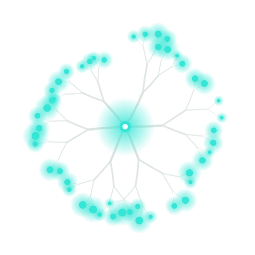 Abstract mesh — one system underground